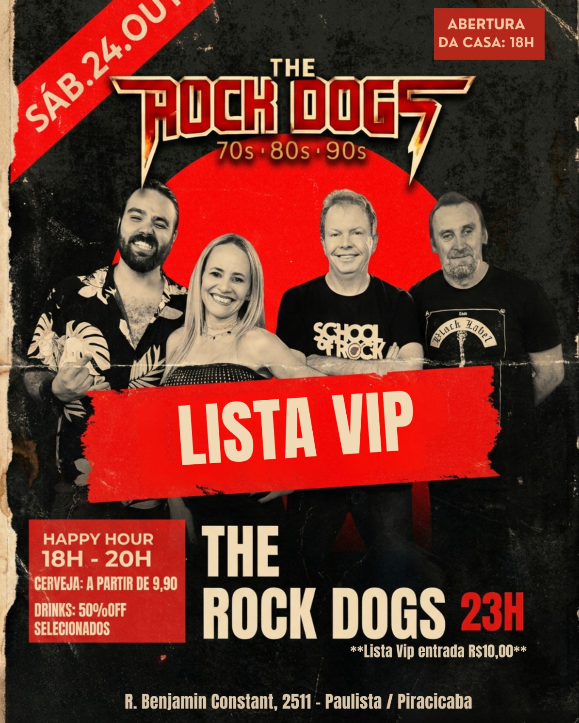 24.10 - LISTA VIP- THE ROCK DOGS