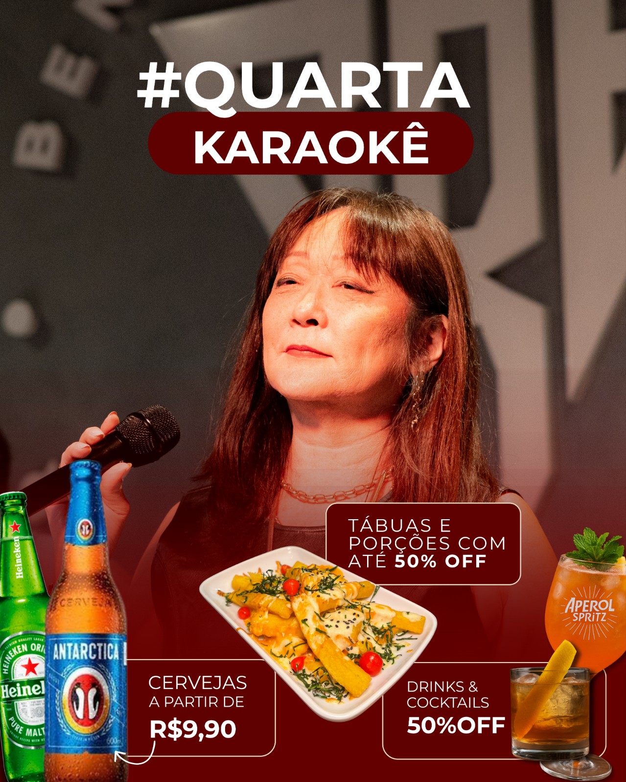 RESERVE SUA MESA KARAOKE - Toda quarta